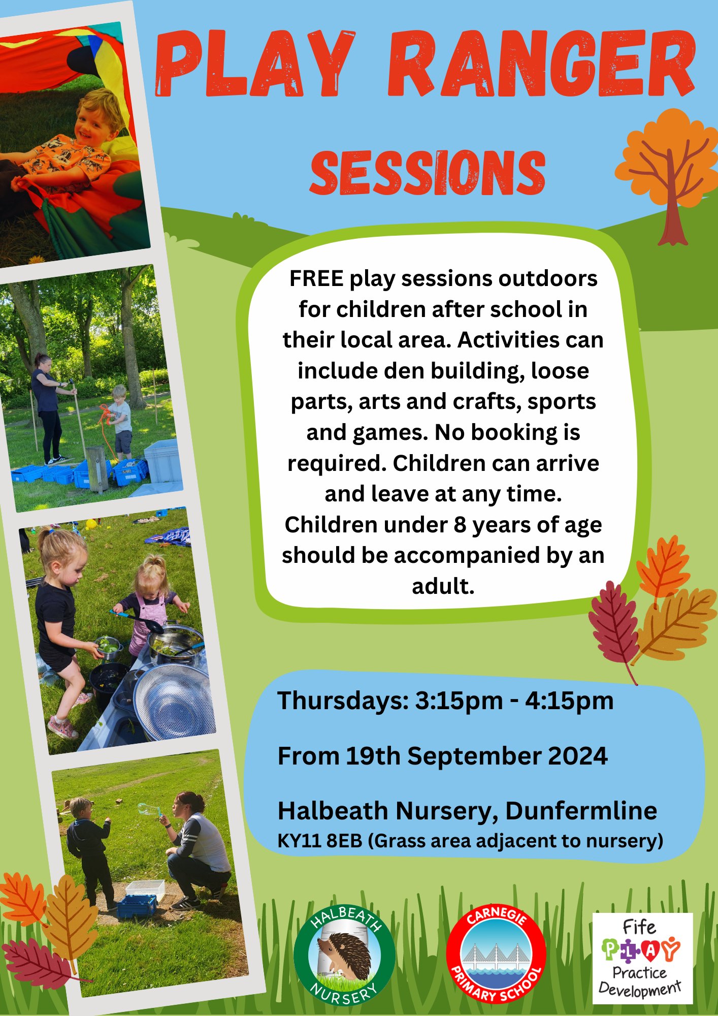 Play Ranger Session Halbeath Poster