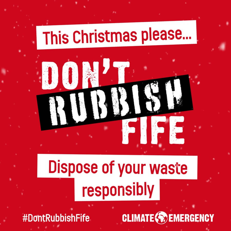 Don't Rubbish Fife poster