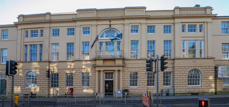 Photo of Cupar County Buildings in Cupar, taken during the day