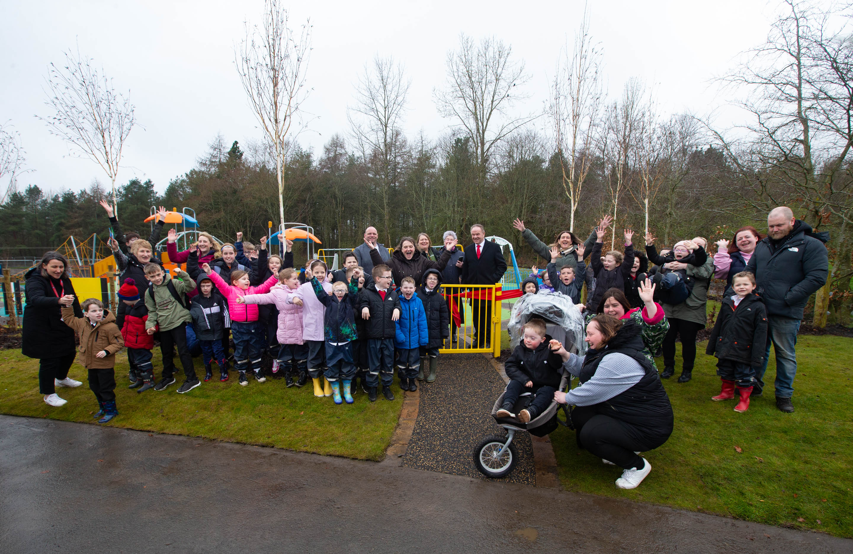 Opening of Lochore Meadows play park