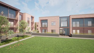 Artist's impression of Glenwood housing development