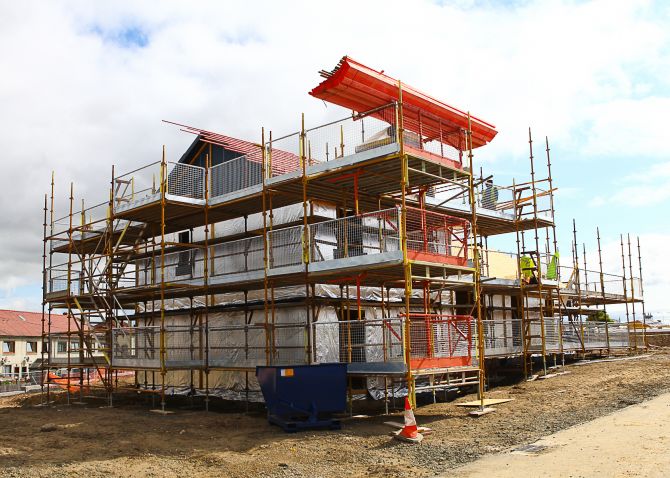 image of new build house