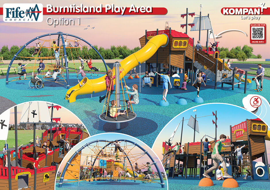 Burntisland Play Area - Option 1