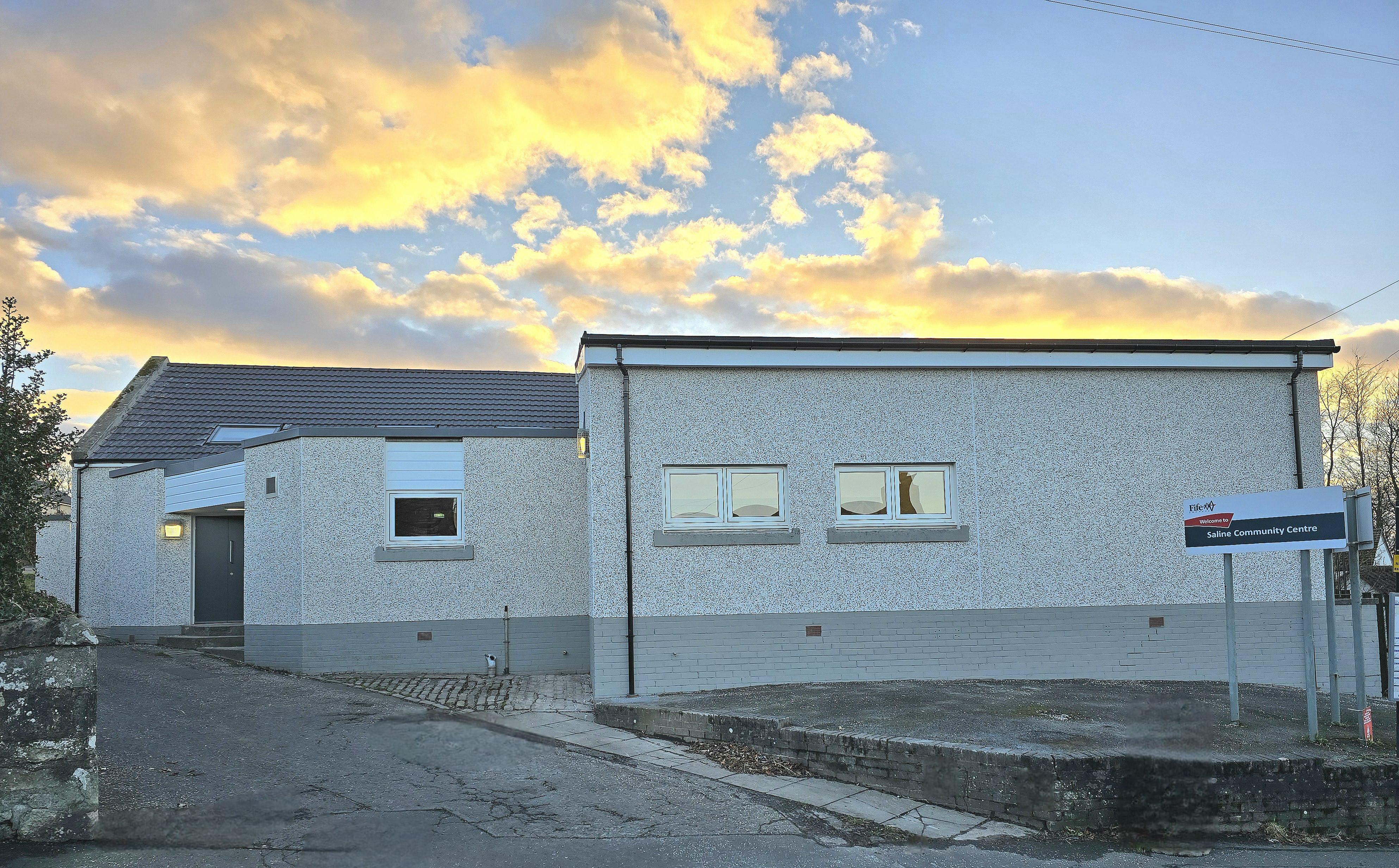 Exterior of Saline Community Centre 